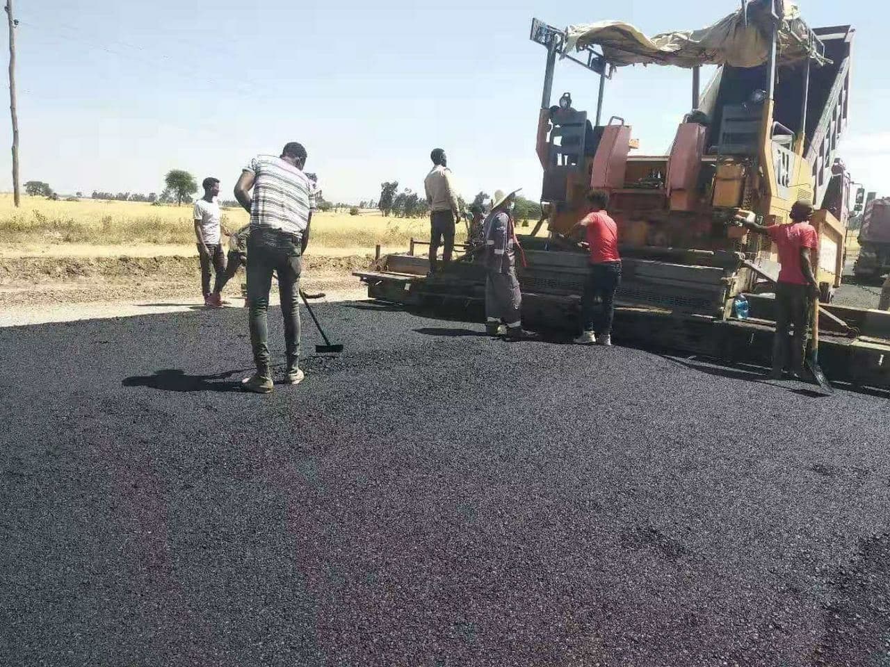 The Eteya-Robe road construction project has begun.